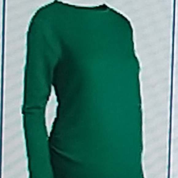 Maternity shirt lot (3packs)  Soft Crew Neck Thermal Knit Long Sleeve   S  New - Picture 4 of 4